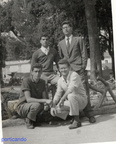 1960 circa Roberto Giordano Peppe Muoio e due amici