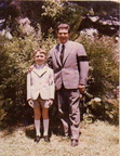 1960 villa comunale Paolo Di Mauro ed il padrino di cresima Paolo ( Pauluccio) Senatore
