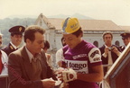 Giro 82 -Saronni e Alfonso De Bonis - Foto Antonio Luciano