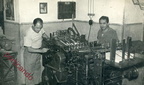 1957 Mario Pinto in tipografia