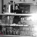 1960 circa De Martino  Bar interno al Cinema Teatro Metelliano. Nella foto la titolare Pina De Martino.