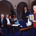 2002 premio alla carriera ad Elio Lamberti  sullo sfondo Paola De Rosa
