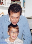 2000 circa Alfonso De Leo con il figlio Gianni (Ravenna)